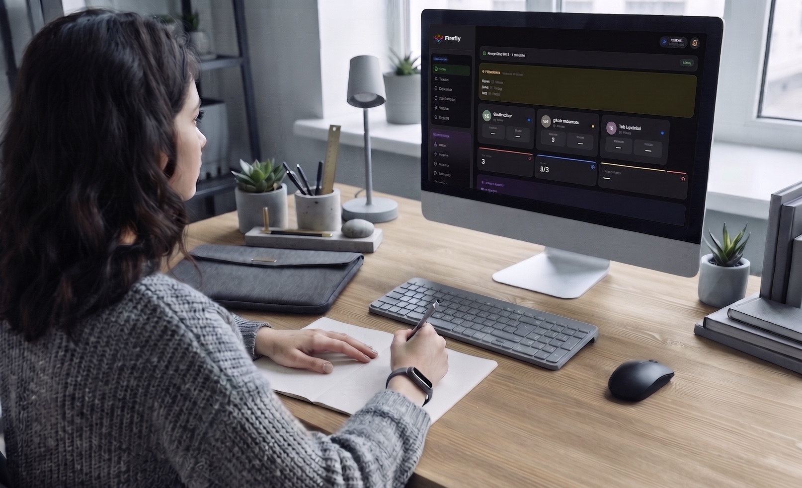Firefly manager dashboard in use